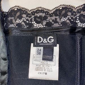 BARELY WORN VINTAGE DOLCE & GABBANA CORSET TOP